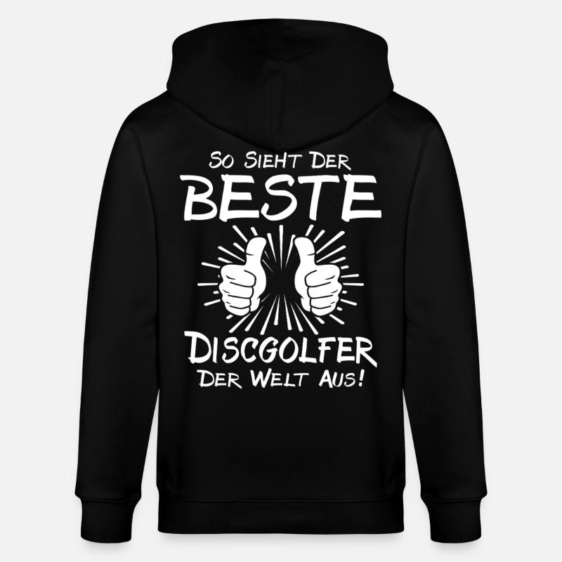Bester Discgolfer - Stanley/Stella Unisex Bio-Kapuzenjacke CULTIVATOR  - Schwarz