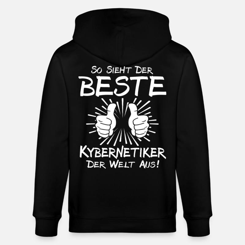 Bester Kybernetiker - Stanley/Stella Unisex Bio-Kapuzenjacke CULTIVATOR - Schwarz