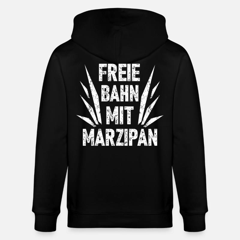Freie Bahn Mit Marzipan - Stanley/Stella Unisex Bio-Kapuzenjacke CULTIVATOR  - Schwarz