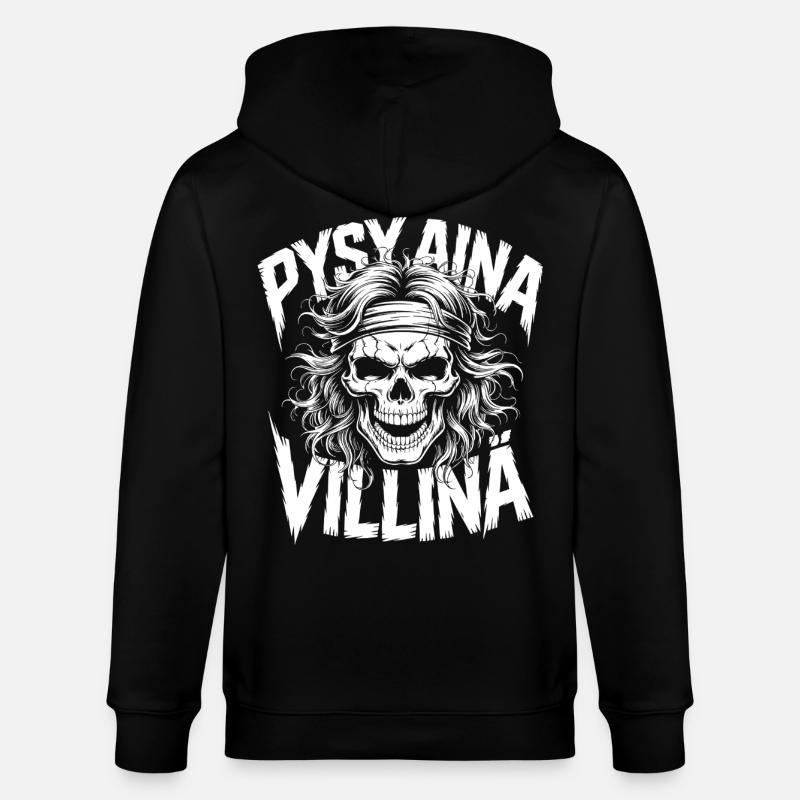 Conception du crâne sauvage - Veste à capuche bio CULTIVATOR Stanley/Stella Unisexe - noir