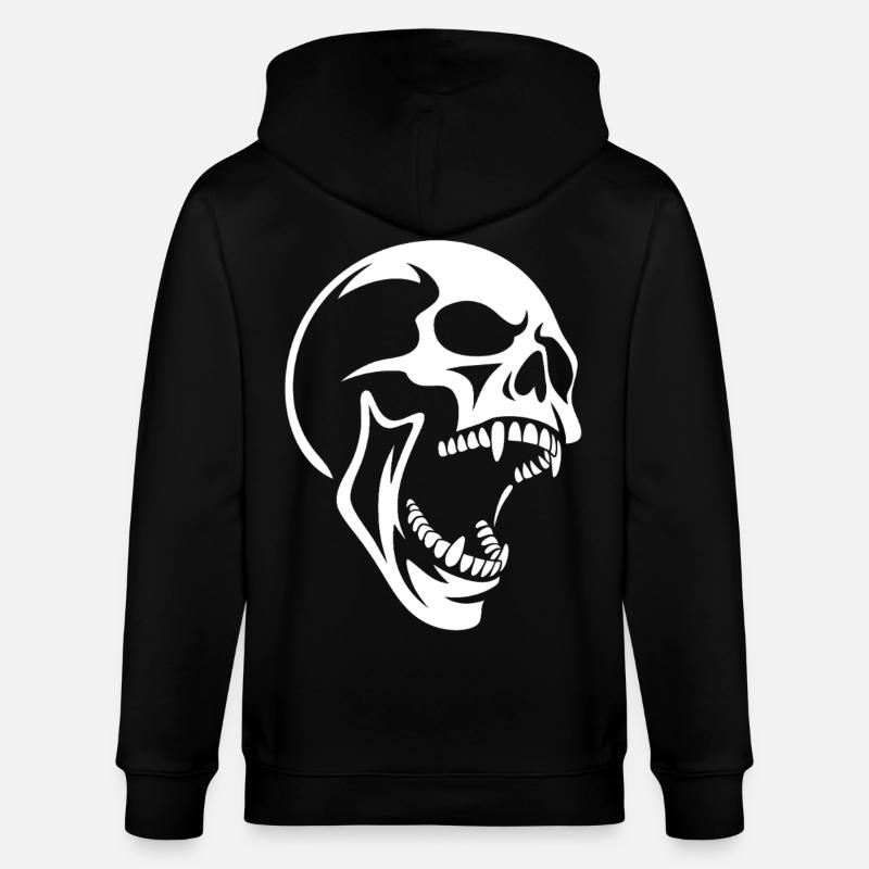 Cri de Crâne Design de Crâne - Veste à capuche bio CULTIVATOR Stanley/Stella Unisexe - noir