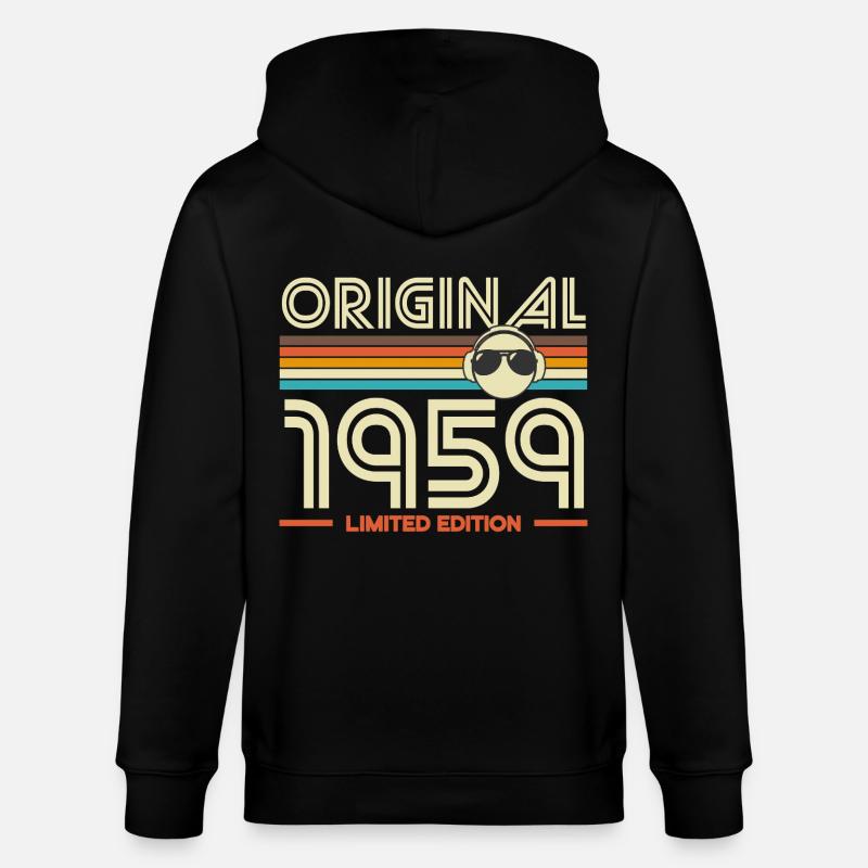 Original 1959 Edition limitée - Veste à capuche bio CULTIVATOR Stanley/Stella Unisexe - noir
