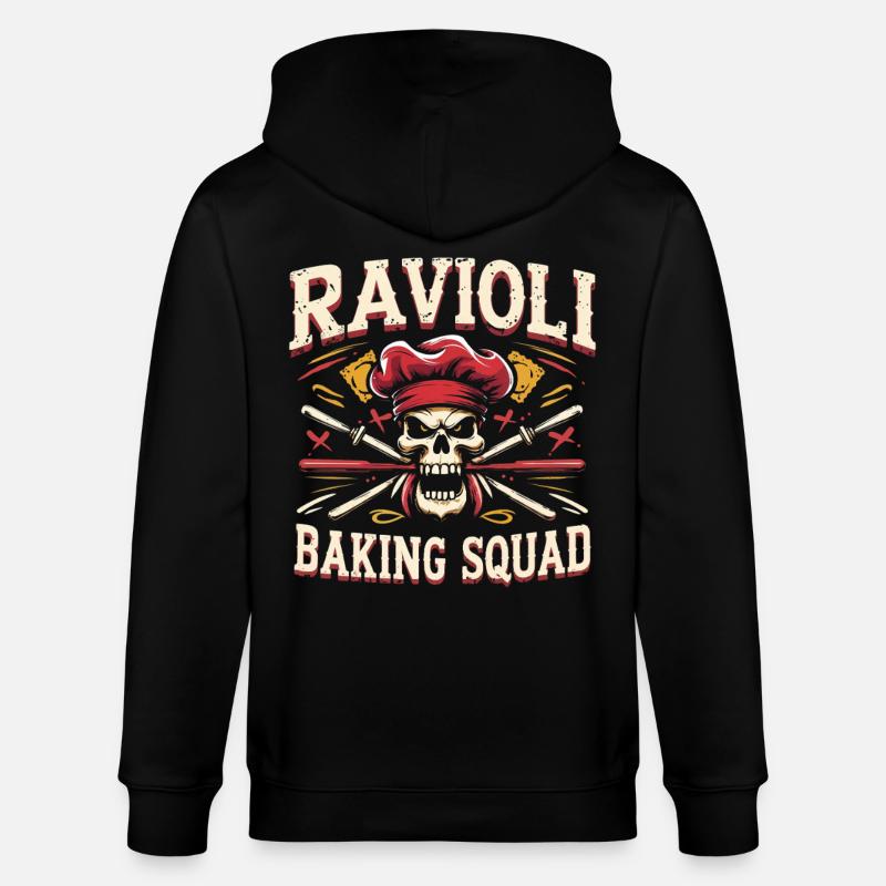 Ravioli Baking Squad - Stanley/Stella Unisex Bio-Kapuzenjacke CULTIVATOR  - Schwarz