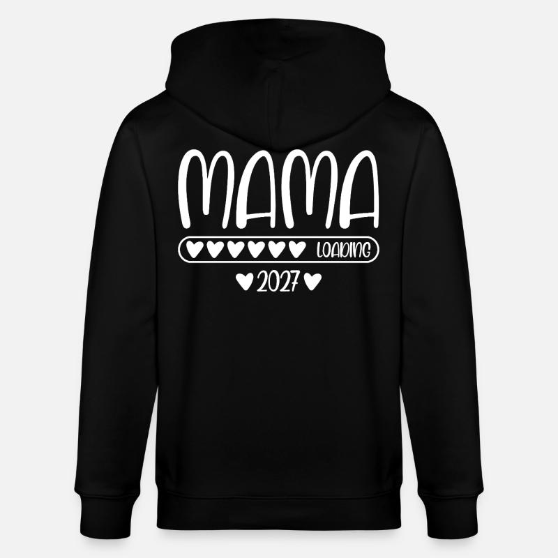 Mama 2027 loading - Stanley/Stella Unisex Bio-Kapuzenjacke CULTIVATOR  - Schwarz