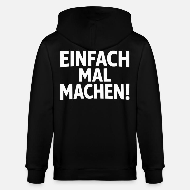 Fais-le simplement - Veste à capuche bio CULTIVATOR Stanley/Stella Unisexe - noir