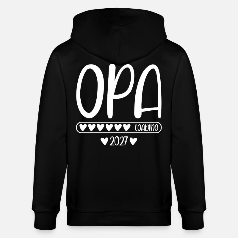 Opa 2027 loading - Stanley/Stella Unisex Bio-Kapuzenjacke CULTIVATOR  - Schwarz