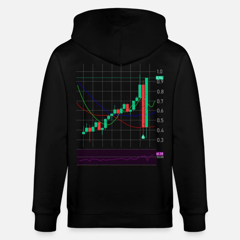 Échange d’actions crypto - Veste à capuche bio CULTIVATOR Stanley/Stella Unisexe - noir