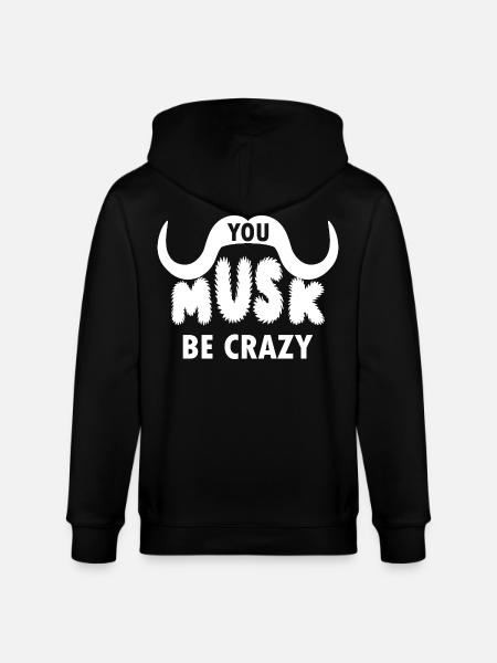 FOTOGRAFEN MOSCHUSOCHSEN - Stanley/Stella Unisex Bio-Kapuzenjacke CULTIVATOR - Schwarz