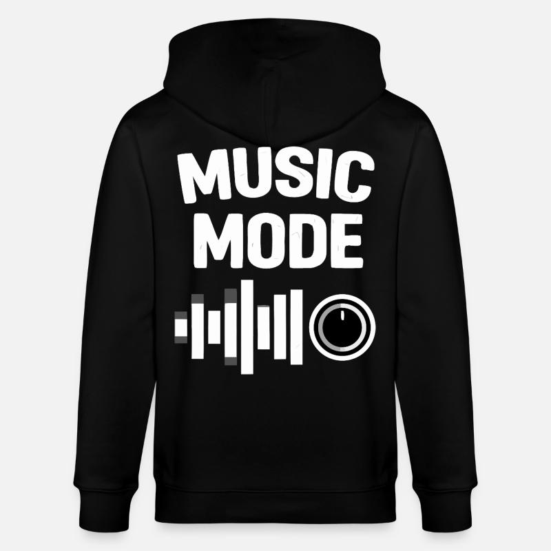 Music Mode On Equalizer - Stanley/Stella Unisex Bio-Kapuzenjacke CULTIVATOR  - Schwarz