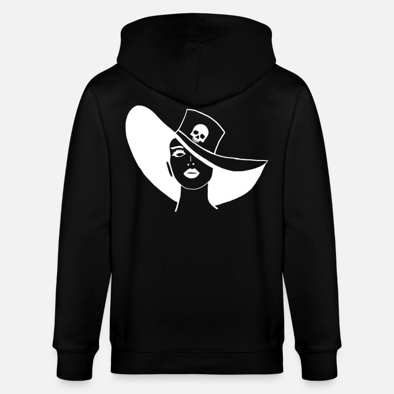 Der Geist mit dem Hut - Stanley/Stella Unisex Bio-Kapuzenjacke CULTIVATOR  - Schwarz