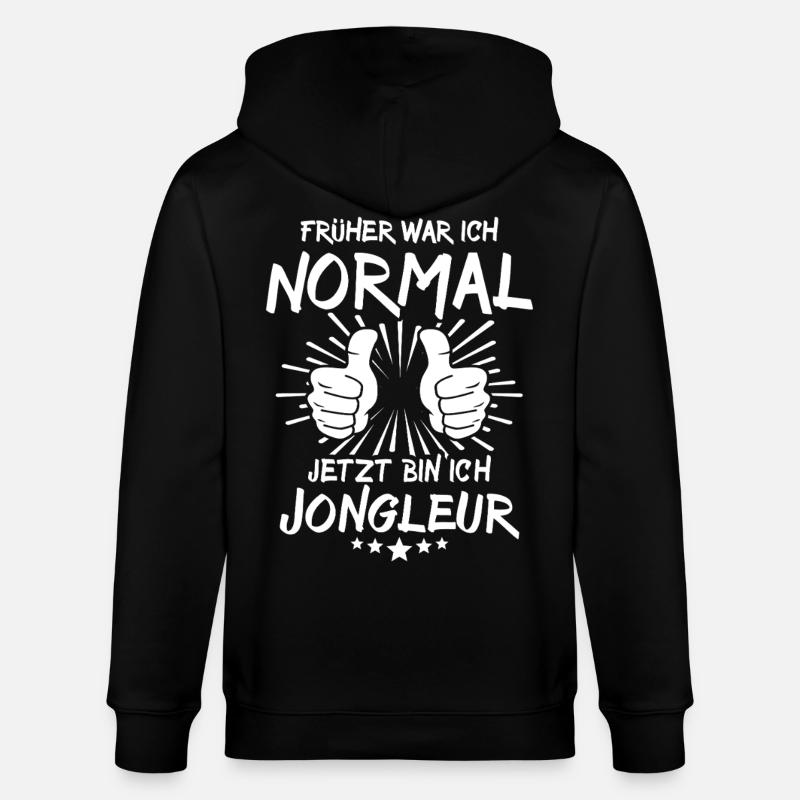 Jongleur - Stanley/Stella Unisex Bio-Kapuzenjacke CULTIVATOR  - Schwarz