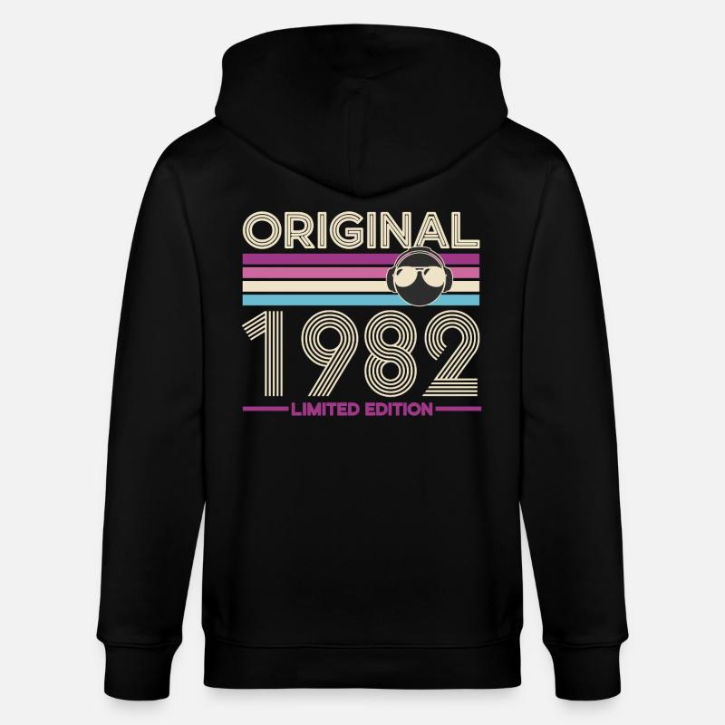 Original 1982 Retro Edition - Veste à capuche bio CULTIVATOR Stanley/Stella Unisexe - noir