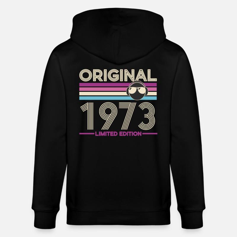 Original 1973 Retrowave Casque Edition - Veste à capuche bio CULTIVATOR Stanley/Stella Unisexe - noir