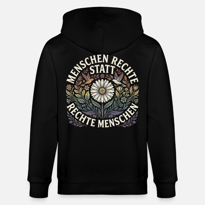 Equality Statement Radicalized by Decency Trend - Stanley/Stella Unisex Bio-Kapuzenjacke CULTIVATOR - Schwarz