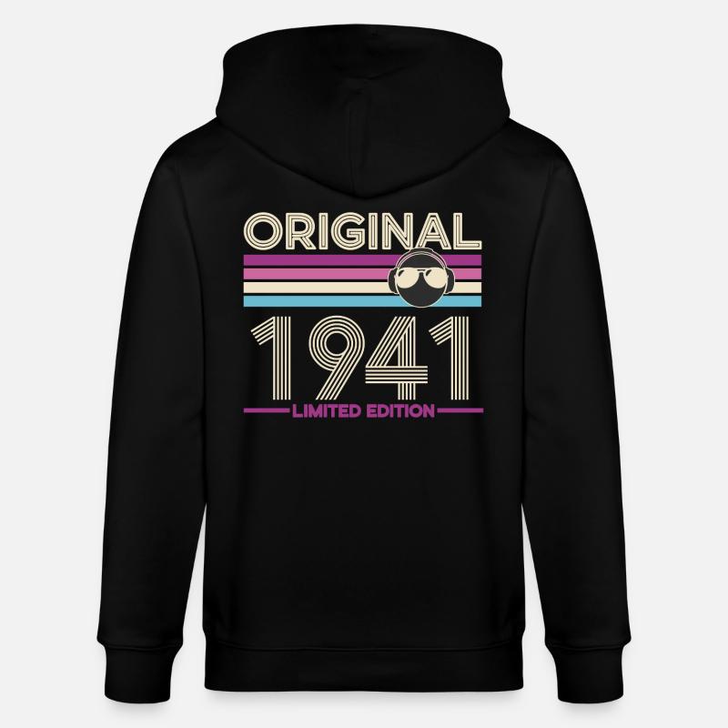 Original 1941 Édition limitée - Veste à capuche bio CULTIVATOR Stanley/Stella Unisexe - noir