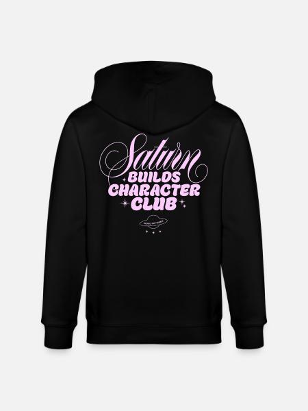 Saturn Charakterclub Print - Stanley/Stella Unisex Bio-Kapuzenjacke CULTIVATOR - Schwarz