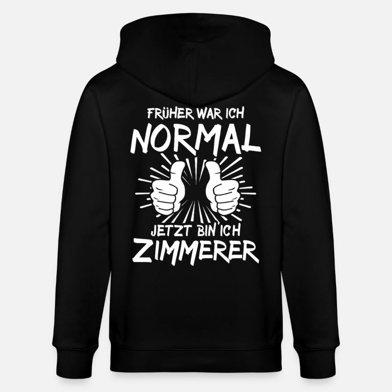 Zimmerer - Stanley/Stella Unisex Bio-Kapuzenjacke CULTIVATOR  - Schwarz