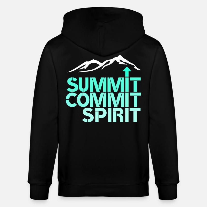 spirit commit summit - Stanley/Stella Unisex Bio-Kapuzenjacke CULTIVATOR  - Schwarz