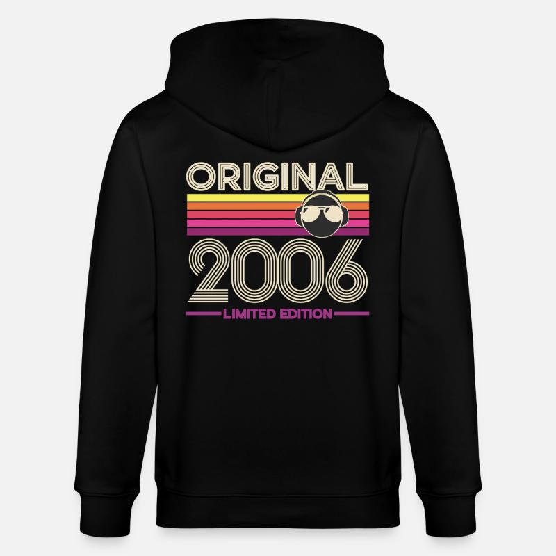 Original 2006 Édition Limitée - Veste à capuche bio CULTIVATOR Stanley/Stella Unisexe - noir