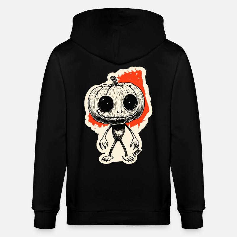 Citrouille Grimpeuse de la Nuit - Veste à capuche bio CULTIVATOR Stanley/Stella Unisexe - noir