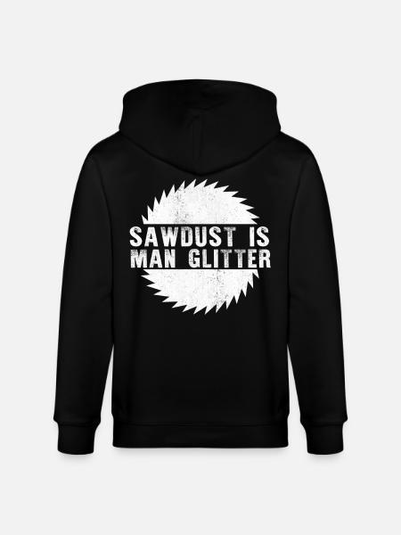 Sawdust Man Glitzerhemd - Stanley/Stella Unisex Bio-Kapuzenjacke CULTIVATOR - Schwarz