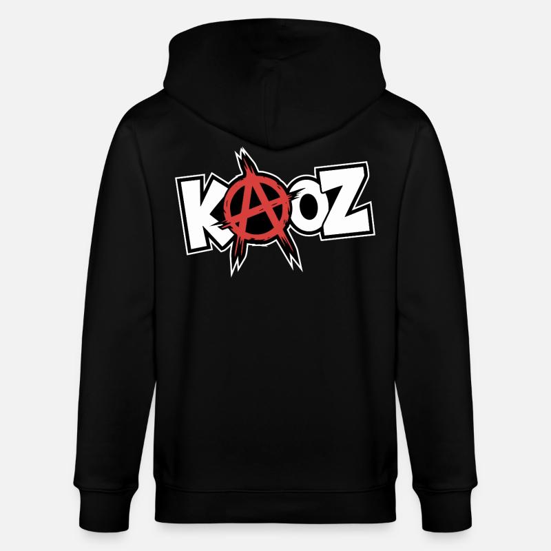 Kool KAOZ Anarchy Graffiti - Veste à capuche bio CULTIVATOR Stanley/Stella Unisexe - noir