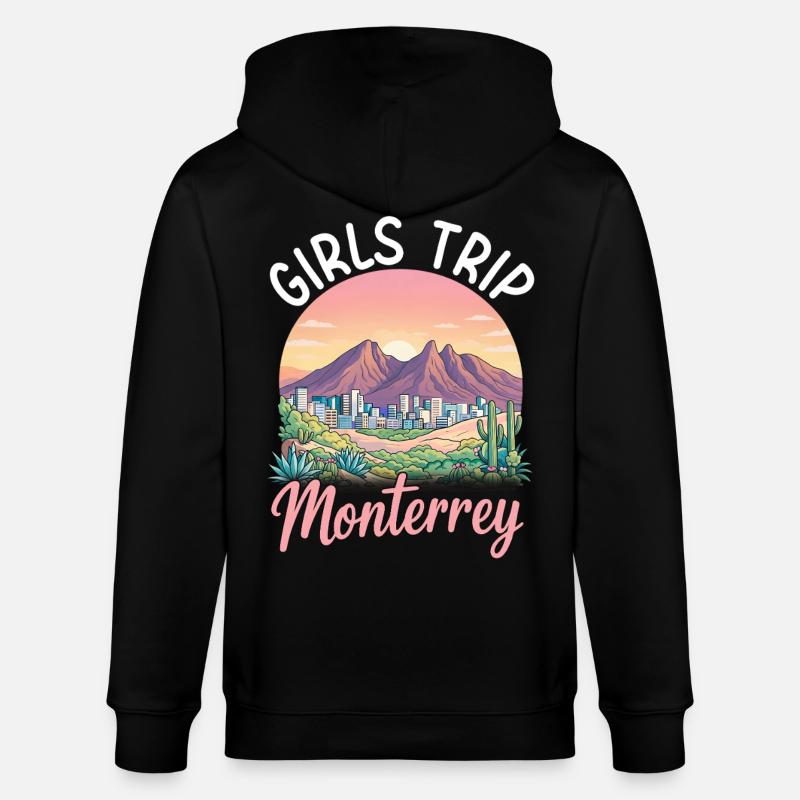 Voyage des filles à Monterrey - Veste à capuche bio CULTIVATOR Stanley/Stella Unisexe - noir