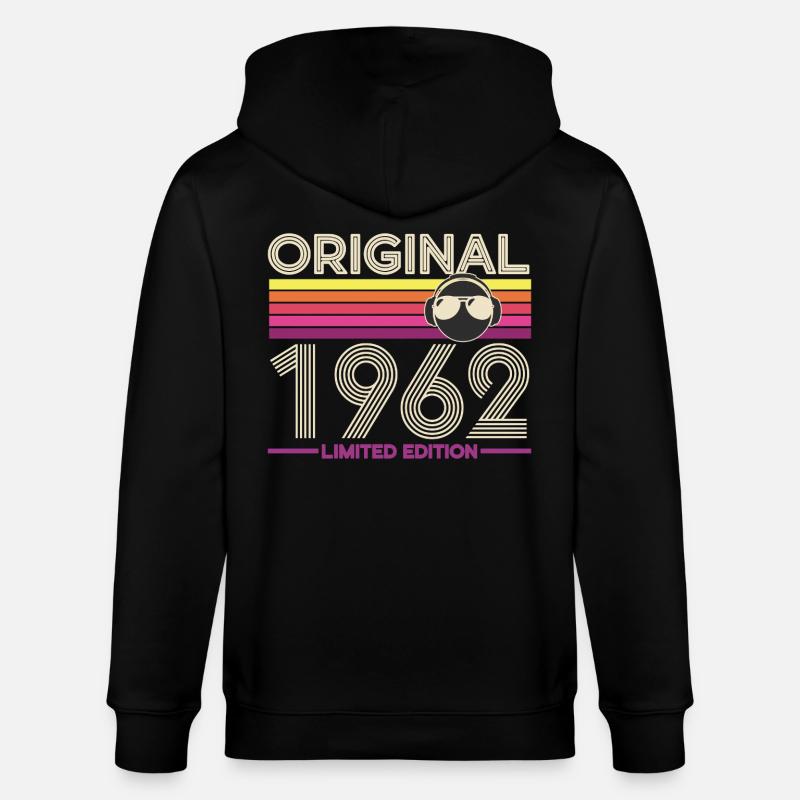 Original 1962 Édition limitée - Veste à capuche bio CULTIVATOR Stanley/Stella Unisexe - noir