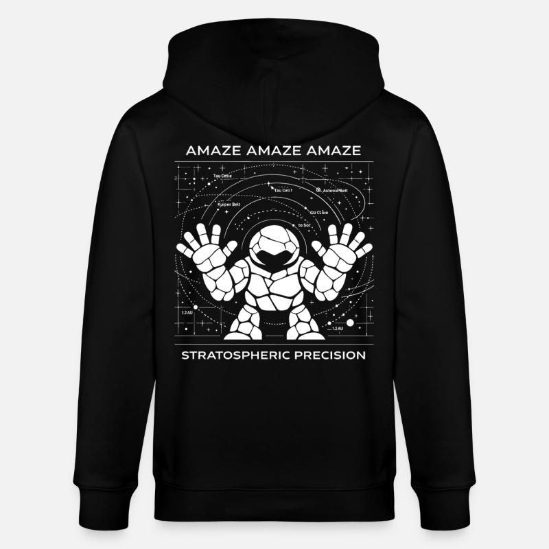 AMAZE Stratosphérique Précision Astronaute Rocheux - Veste à capuche bio CULTIVATOR Stanley/Stella Unisexe - noir