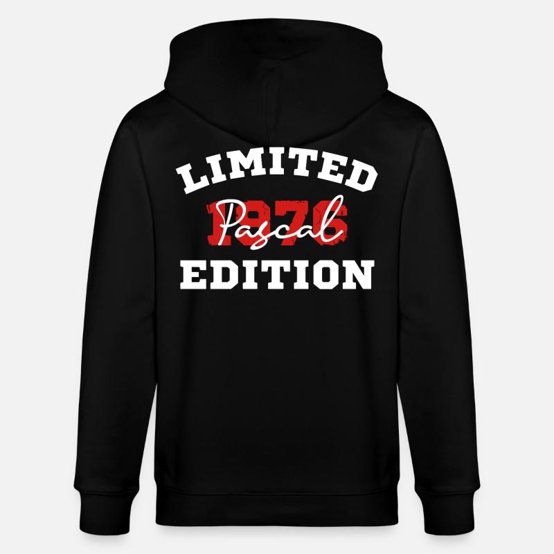 Edition Limitee Pascal 1976 - Veste à capuche bio CULTIVATOR Stanley/Stella Unisexe - noir