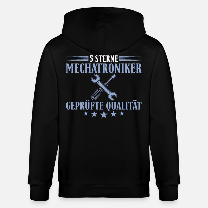 5 Sterne Mechatroniker – Profi Autoschrauber - Stanley/Stella Unisex Bio-Kapuzenjacke CULTIVATOR  - Schwarz
