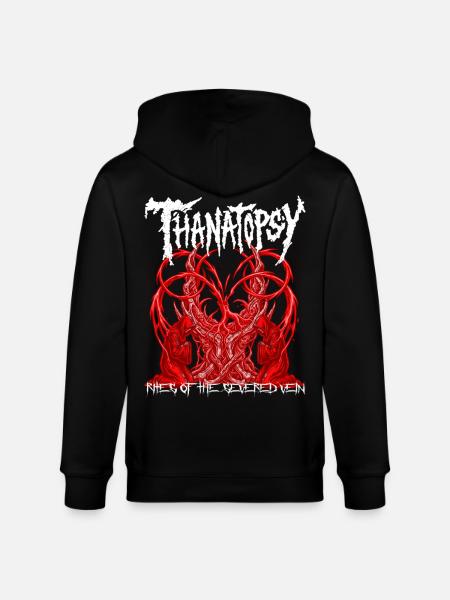 Transhuman Heart Ritual - Stanley/Stella CULTIVATOR  Unisex Organic Hooded Jacket - black