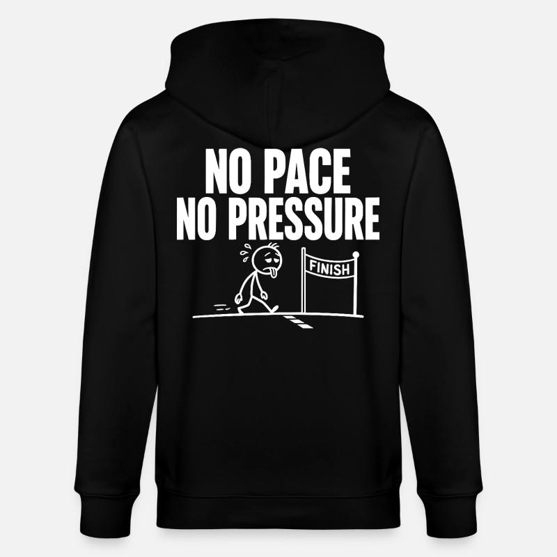 Pas de rythme, pas de pression - Veste à capuche bio CULTIVATOR Stanley/Stella Unisexe - noir