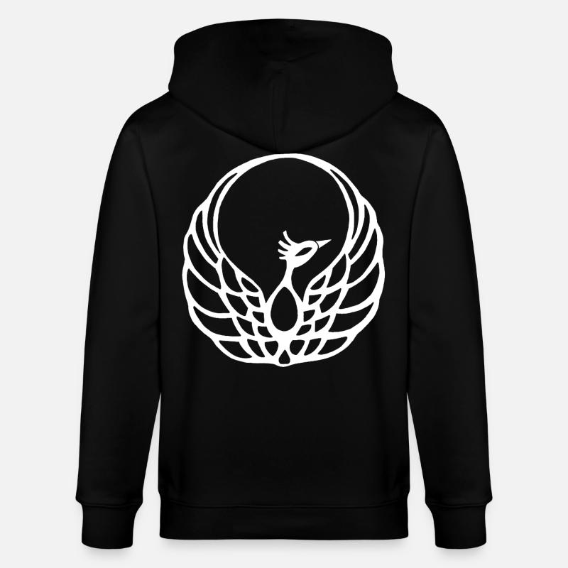 Phénix blanc - Veste à capuche bio CULTIVATOR Stanley/Stella Unisexe - noir