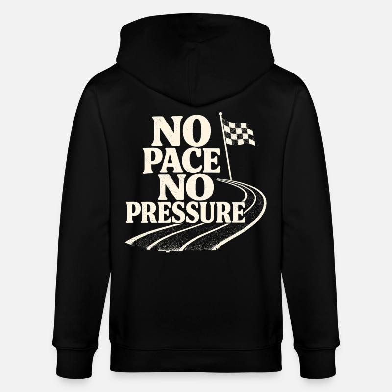 Pas de rythme, pas de pression - Veste à capuche bio CULTIVATOR Stanley/Stella Unisexe - noir