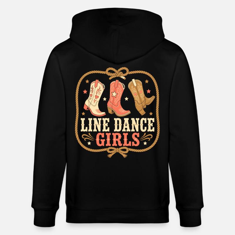 Filles de danse en ligne - Veste à capuche bio CULTIVATOR Stanley/Stella Unisexe - noir