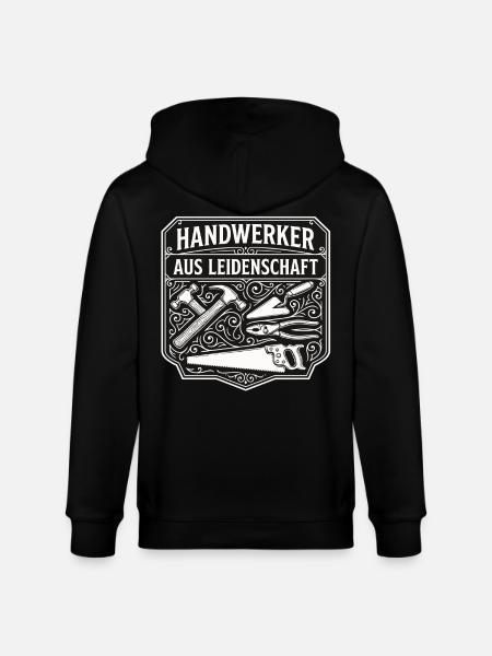 Handwerker Leidenschaft Qualität Tradition - Stanley/Stella Unisex Bio-Kapuzenjacke CULTIVATOR - Schwarz