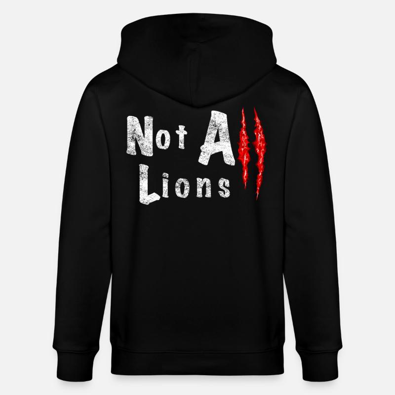 Pas All Lions 2.... - Veste à capuche bio CULTIVATOR Stanley/Stella Unisexe - noir