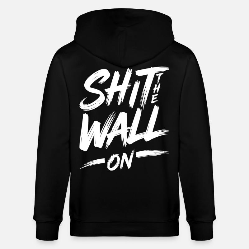 Arrête le mur - Veste à capuche bio CULTIVATOR Stanley/Stella Unisexe - noir