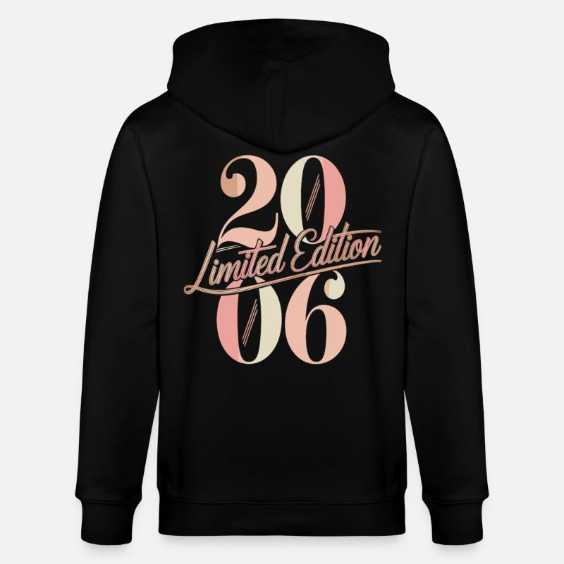 Édition limitée anniversaire 2006 - Veste à capuche bio CULTIVATOR Stanley/Stella Unisexe - noir