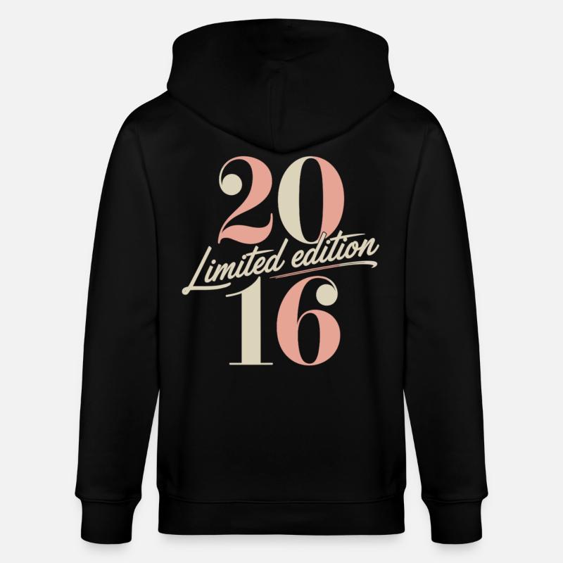 Édition limitée anniversaire 2016 - Veste à capuche bio CULTIVATOR Stanley/Stella Unisexe - noir