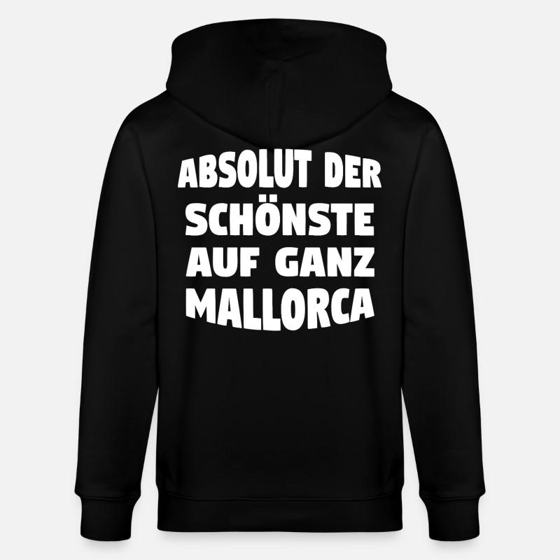 Mallorca Schönste - Stanley/Stella Unisex Bio-Kapuzenjacke CULTIVATOR  - Schwarz