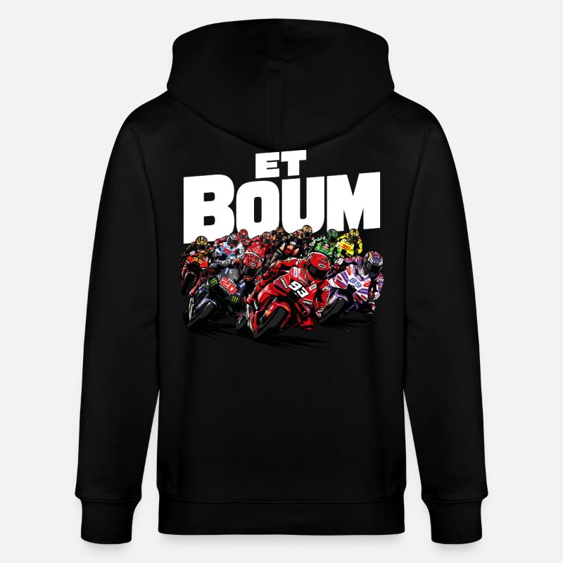 ET BOUM - Veste à capuche bio CULTIVATOR Stanley/Stella Unisexe - noir