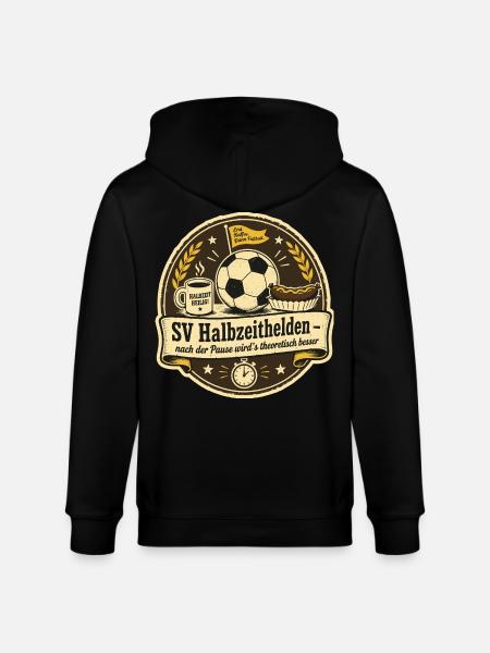 SV Halbzeithelden - Stanley/Stella Unisex Bio-Kapuzenjacke CULTIVATOR - Schwarz