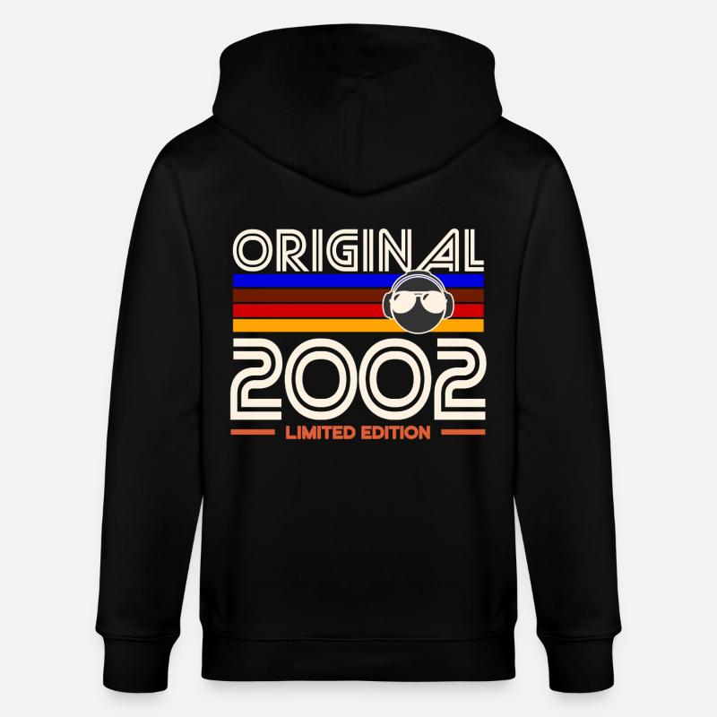 Original 2002 Limited Edition Retro - Veste à capuche bio CULTIVATOR Stanley/Stella Unisexe - noir