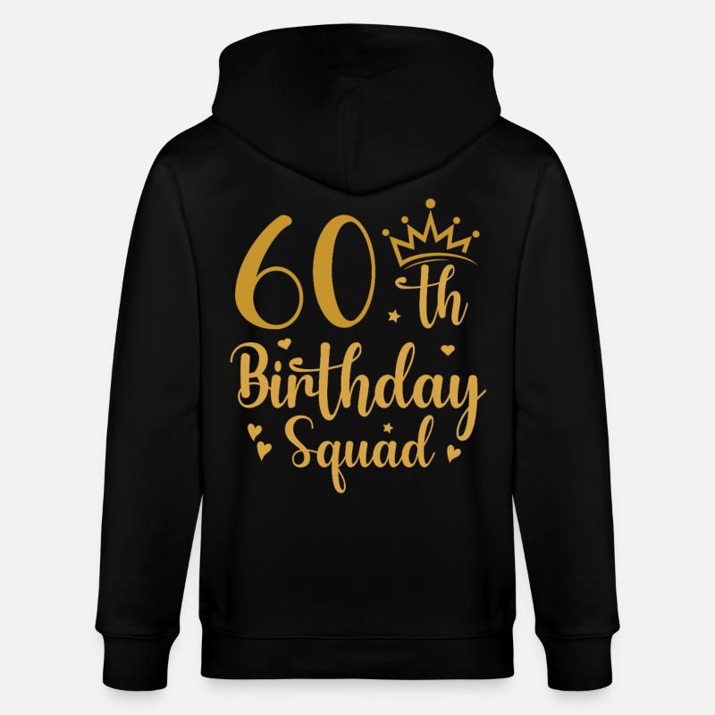 Effectif pour le 60e anniversaire - Veste à capuche bio CULTIVATOR Stanley/Stella Unisexe - noir