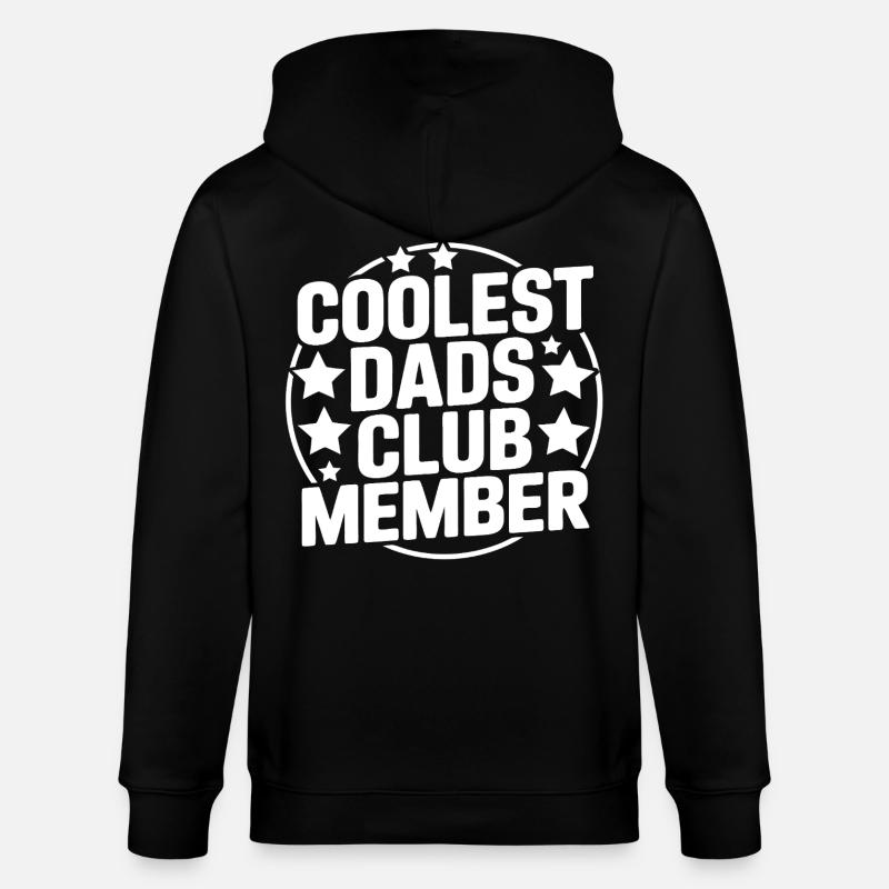 Papa le plus cool - Veste à capuche bio CULTIVATOR Stanley/Stella Unisexe - noir