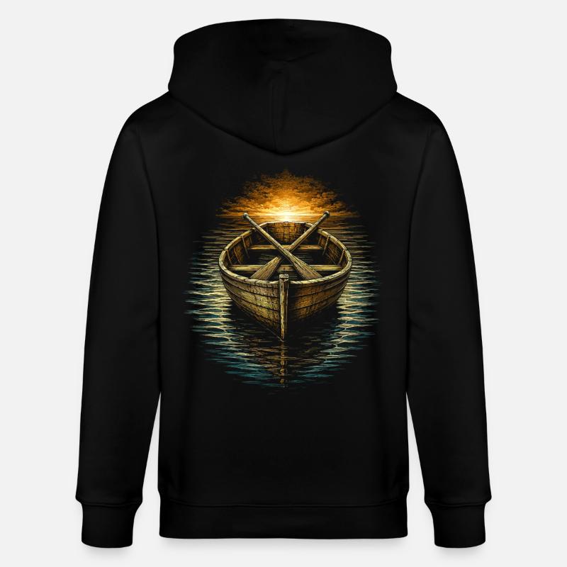 Chaplain, Cler, Pastor Boot - Stanley/Stella CULTIVATOR  Unisex Organic Hooded Jacket - black