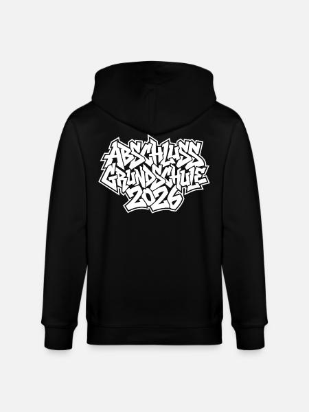 Elementary School Graduation 2026 Graffiti - Stanley/Stella CULTIVATOR  Unisex Organic Hooded Jacket - black