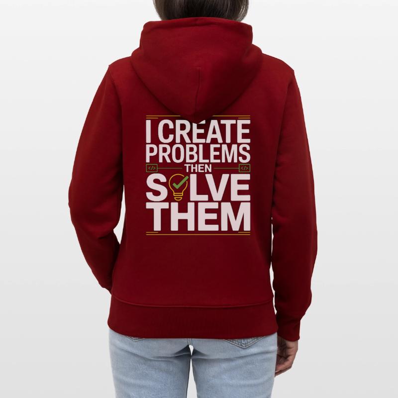 Game Developer I Create Problems Then Game Coder Stanley/Stella Unisex Bio-Kapuzenjacke CULTIVATOR 